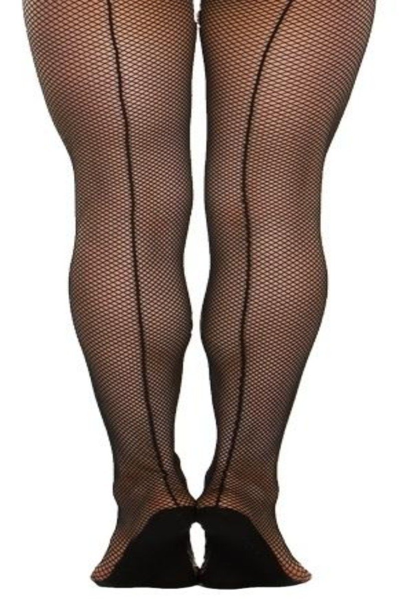 Professional Fishnet Tights with Seams